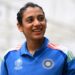 Smriti Mandhana smiling in a portrait photo, Indian women’s cricket team opener